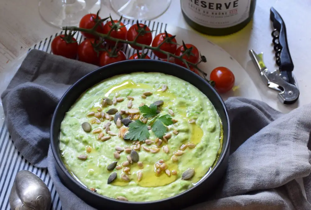 Tartinade petits pois avec accord